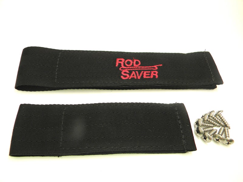 Rod Saver 8/6RS Stainless Steel Universal Fit Storage Rack, Black, Holds up to 4 Rods